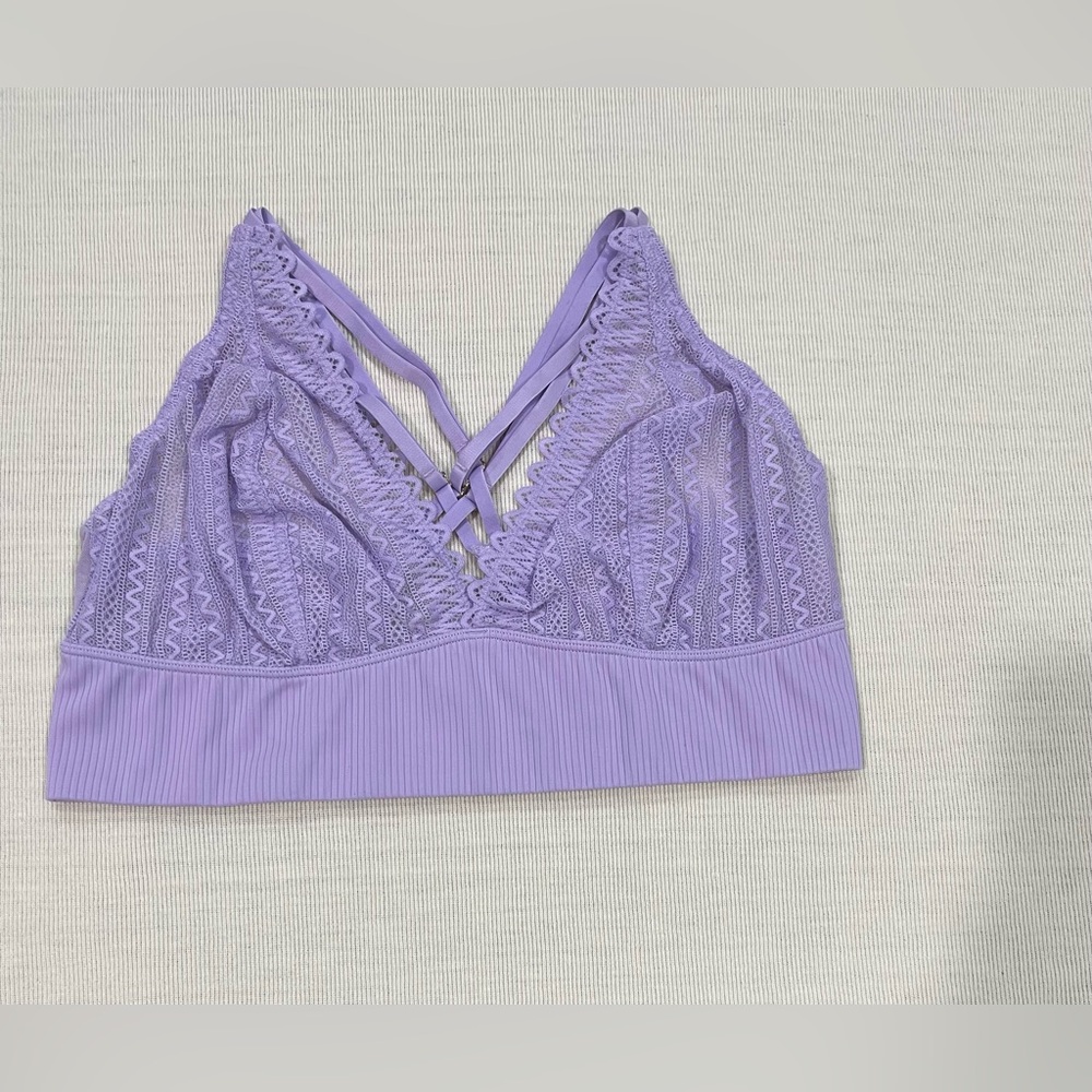 Arula Lavender Racerback Bralette Size A (1X)